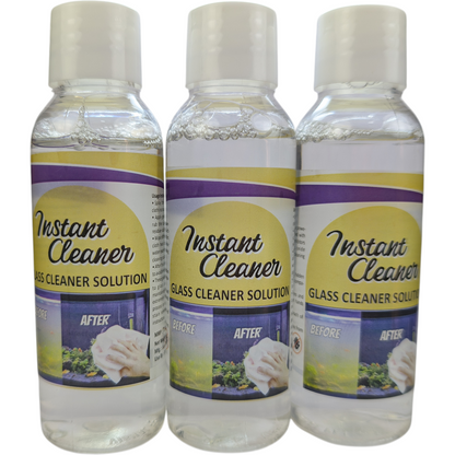 Instant Cleaner – Glass Cleaner Solution (50ml Bottle) for Aquarium, Home & Office | Crystal Clear, Streak-Free Shine