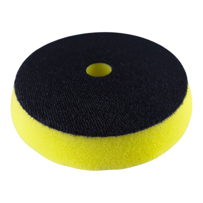 5-Inch Dual Action Polishing Pad – Yellow Foam Buffing Pad with Hex Grip Surface & Hook-and-Loop Backing