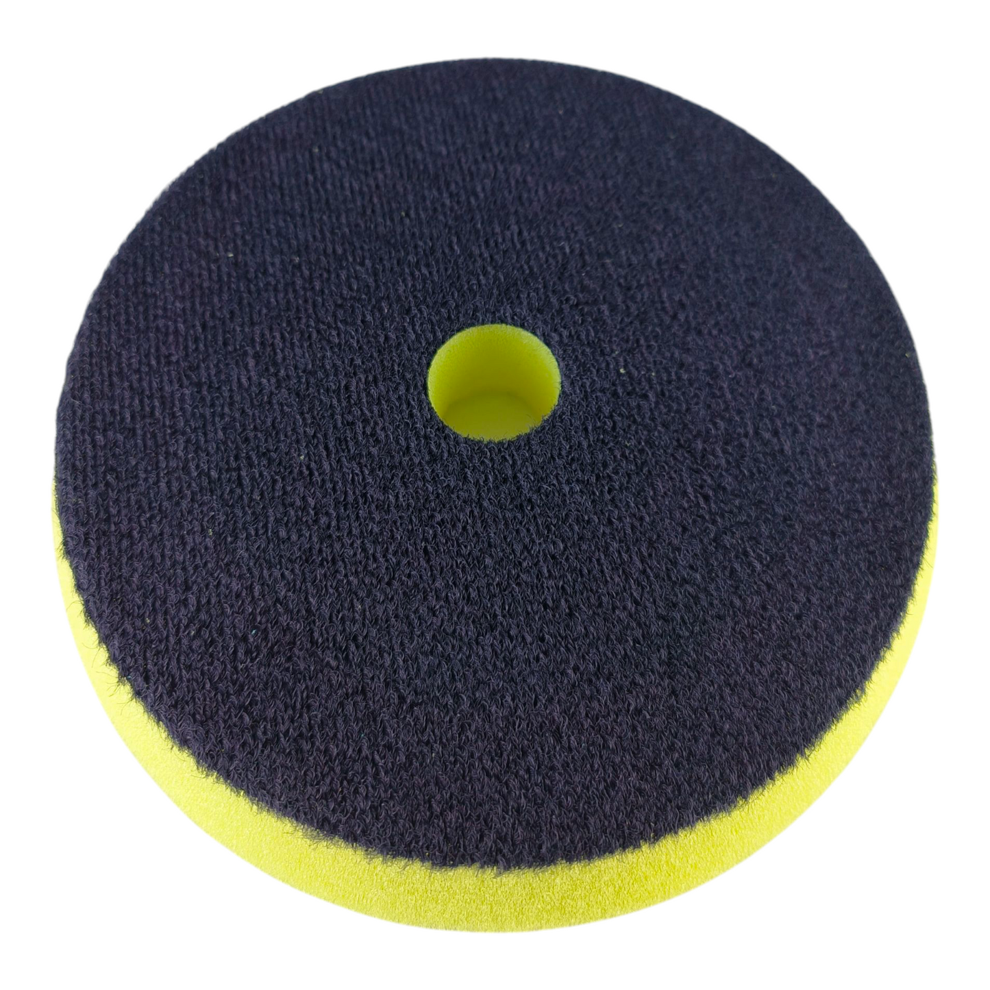5-Inch Dual Action Polishing Pad – Yellow Foam Buffing Pad with Hex Grip Surface & Hook-and-Loop Backing