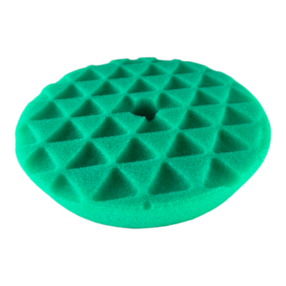 High-Density Triangle Foam Polishing Pad – Green – 5-Inch Buffing Pad for Car Detailing