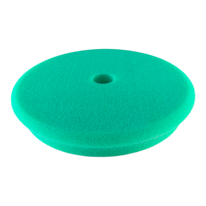 Green Foam Polishing Pad with Center Hole – Hook & Loop Backing for Car Buffing & Paint Correction – Medium Cut, 6 Inch