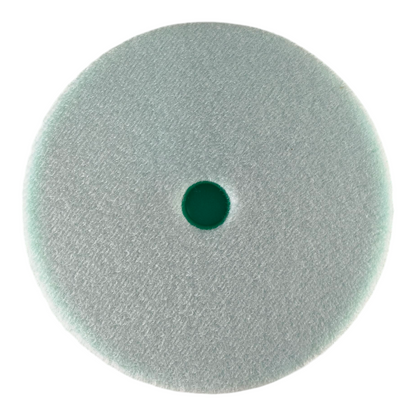 Green Foam Polishing Pad with Center Hole – Hook & Loop Backing for Car Buffing & Paint Correction – Medium Cut, 6 Inch