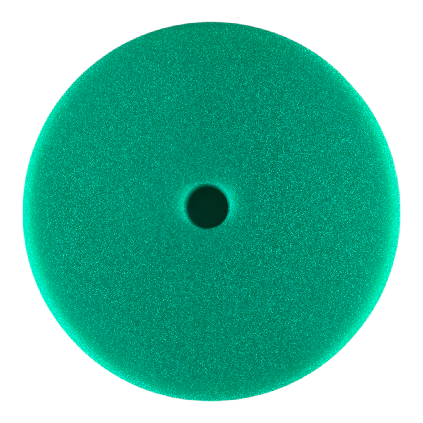 Green Foam Polishing Pad with Center Hole – Hook & Loop Backing for Car Buffing & Paint Correction – Medium Cut, 6 Inch