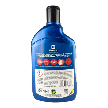 Abel Auto Concentrated Car Wash Shampoo – High Foam Formula – 500 ml (Made in France)