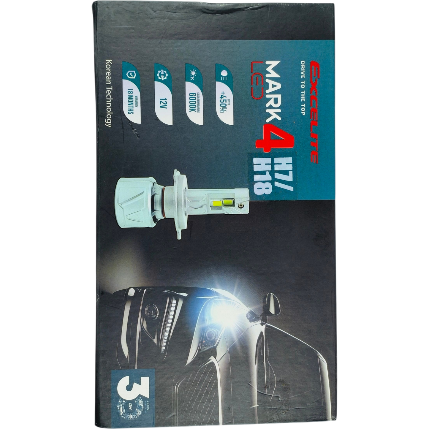 Excelite Mark 4 LED Headlight Bulbs 300W  | 6000K /4300K  | High Brightness, Korean Technology   HYUNDAI
