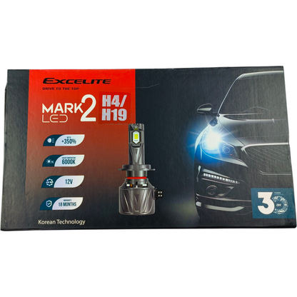 Excelite Mark 2 LED Headlight Bulb | 150W | 6000K | Ultra Bright Car Headlamp with Korean Technology