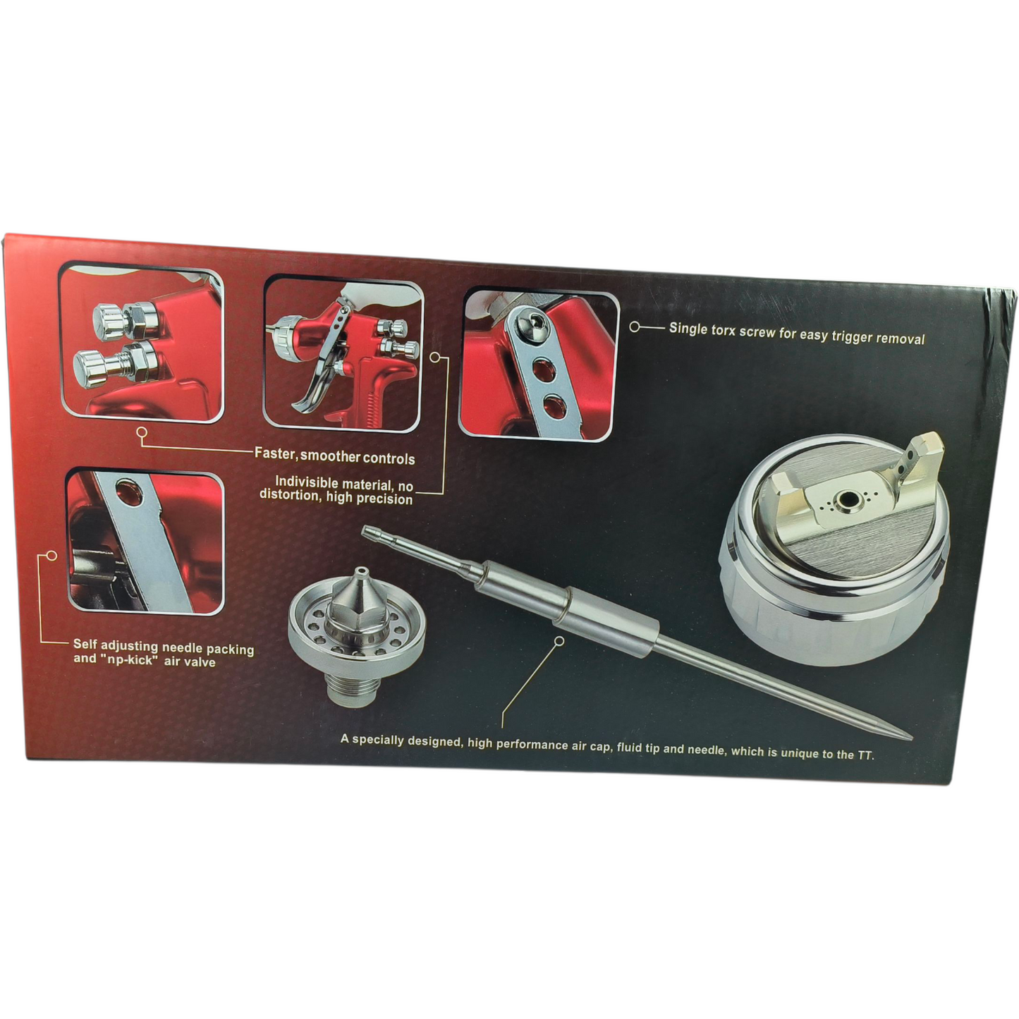 DEYINLGSS GFG Pro Gravity Spray Gun 1.3 MM with 600ml Cup | Professional Automotive Refinishing Tool