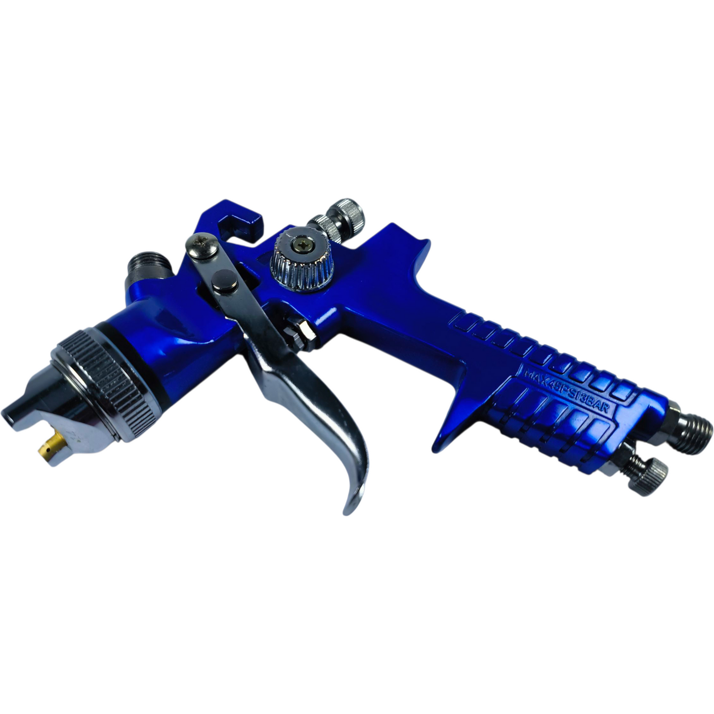 ICR H827 European Standard HVLP Spray Gun Kit for Automotive Refinishing – 600ml Cup, Multi Nozzle Set (1.4/1.7/2.0mm), Complete Tool & Cleaning Accessories