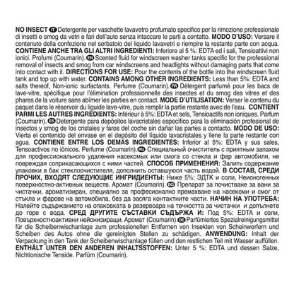 Fra-Ber No Insect - Windshield Washer Cleaner : (250ml)