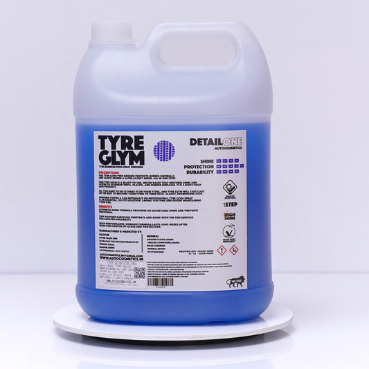 Tyre Glym 5KG – High Shine Tyre & Rubber Trim Dressing | Long-Lasting Protection | DetailOne Autocosmetics